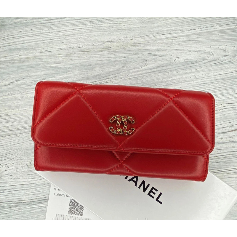 Жіночий шкіряний гаманець Сh (8101) червоний