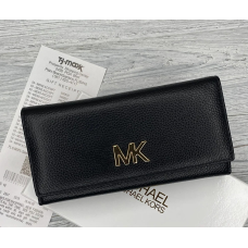 Жіночий шкіряний гаманець MK (8005) чорний