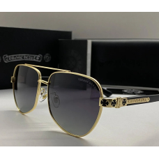 Чоловічі сонцезахисні окуляри Chrome Hearts 5078 gold