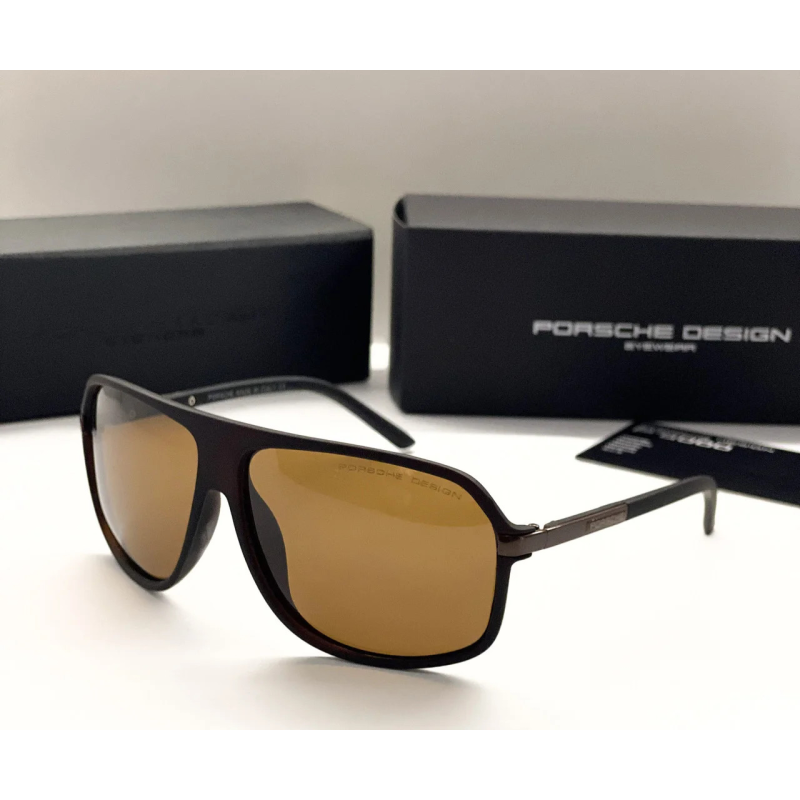 Чоловічі сонцезахисні окуляри з поляризацією (4012) brown