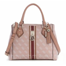 Жіноча зручна сумка Guess (7876) рожева