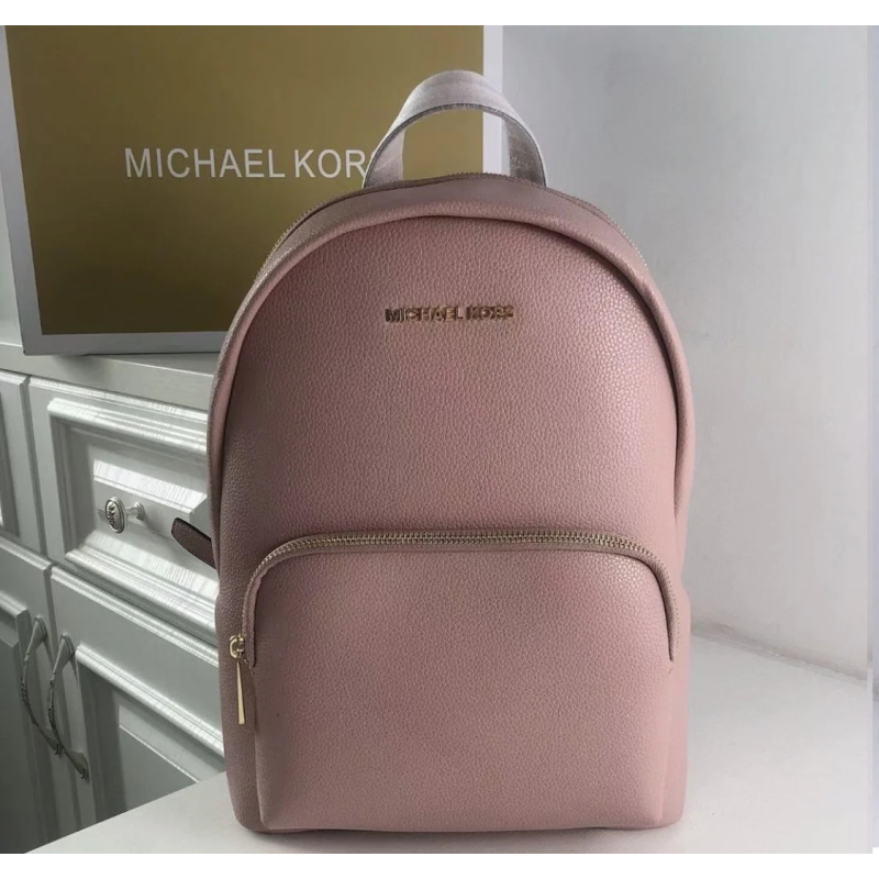 Жіночий шкіряний рюкзак Michael Kors 2021 pink Lux