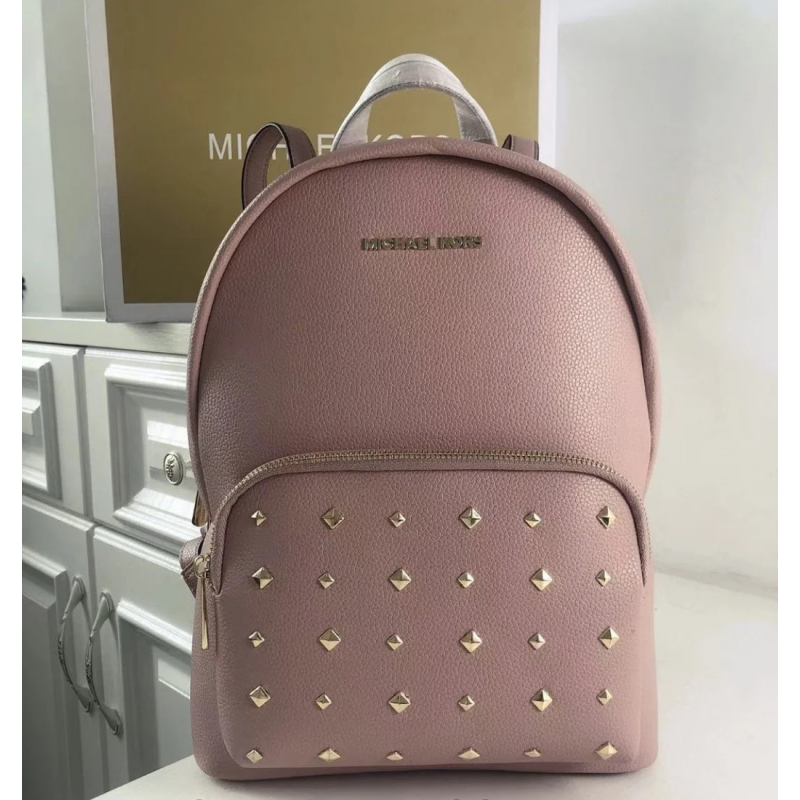 Жіночий шкіряний рюкзак Michael Kors Erin pink Lux