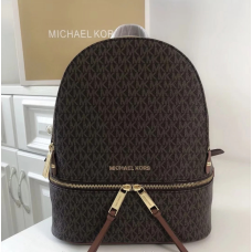 Жіночий шкіряний рюкзак Michael Kors Rhea Zip M Lux