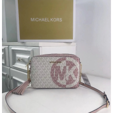 Сумка шкіряна жіноча MK Jet Set (212) rose