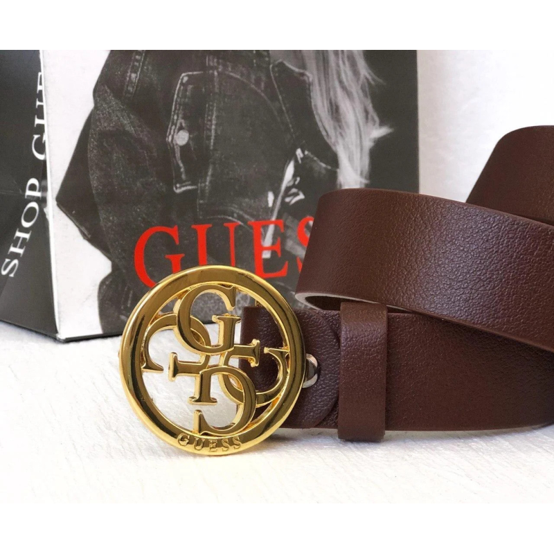 Жіночий шкіряний ремінь (4001) brown