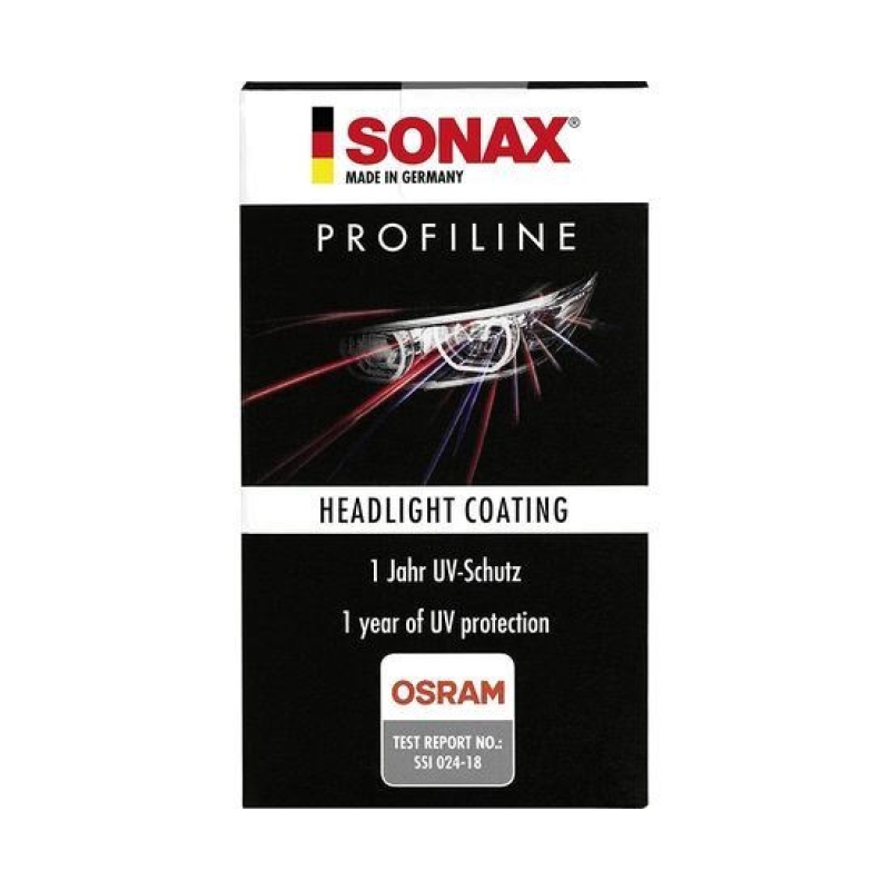 КЕРАМІЧНЕ ЗАХИСТНЕ ПОКРИТТЯ ДЛЯ ПЛАСТИКОВИХ ФАР SONAX PROFILINE HEADLIGHT COATING UV-FILTER (276541)