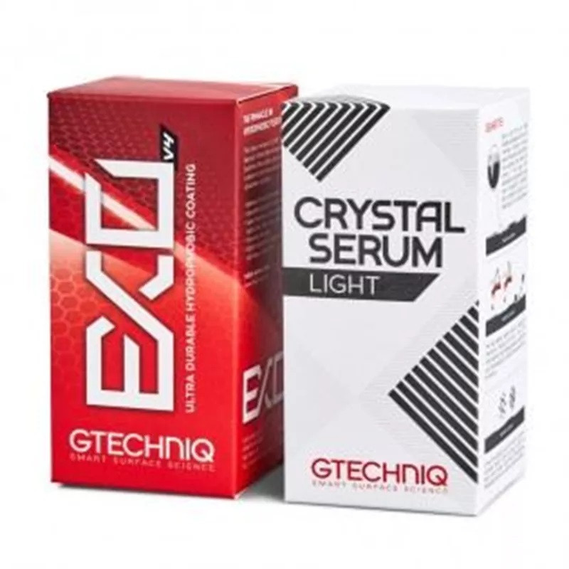 ЛАЙТ КОМПЛЕКТ ЗИЩИТНЫХ ПОКРИТТІВ GTECHNIQ EXO 50 МЛ. AND CRYSTAL SERUM LIGHT 50 МЛ.