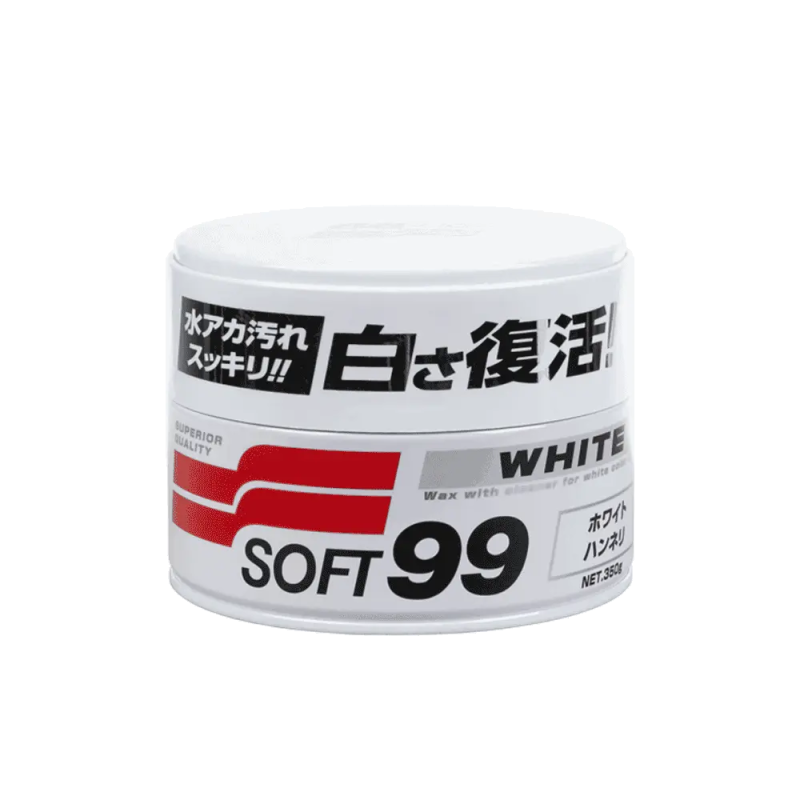 М“який віск SOFT99 White Super Wax Для очищення білих автомобілів