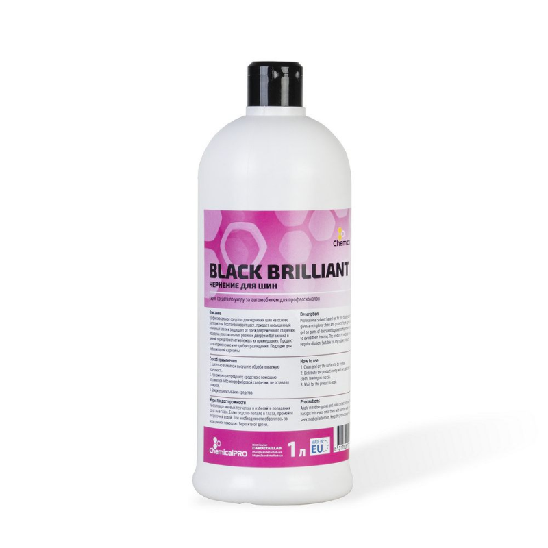 Чорніння для шин ChemicalPRO Black Brilliant 1 L Для професійного використання