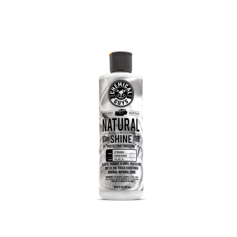 Покриття для шин і пластику Chemical Guys Natural Shine New Look Для заводського матового лоска Покриття для шин і пластику Chemical Guys Natural Shine New Look Для заводського матового лоска