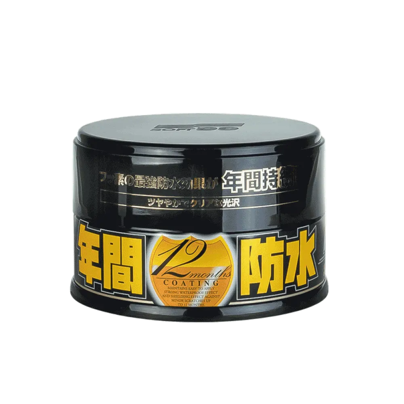 Твердий віск SOFT99 Fusso Coat 12 Months Protection Black Для довгострокового захисту темних автомобілів