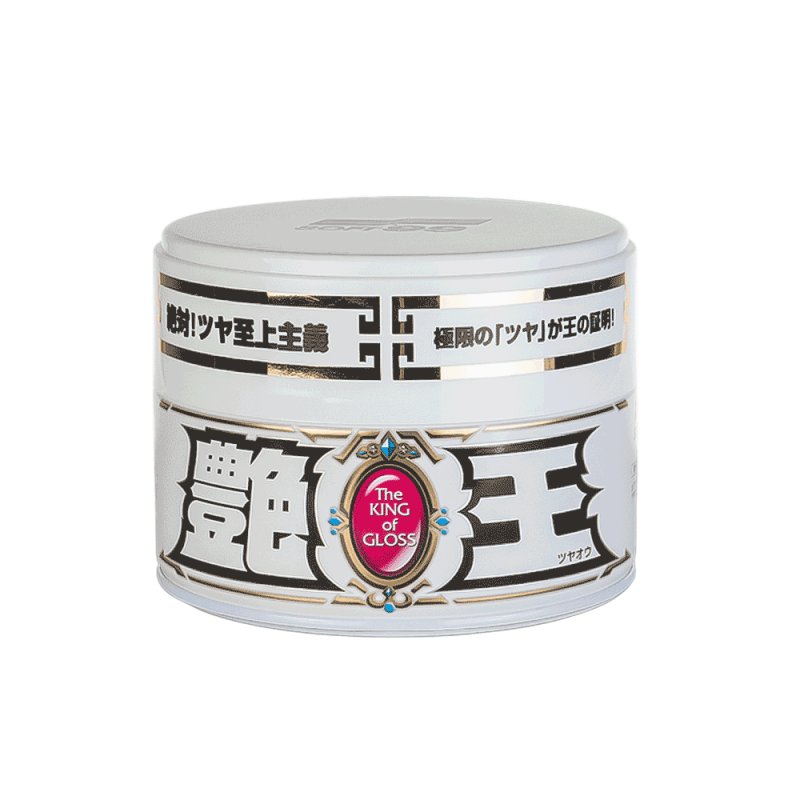 Твердий віск SOFT99 The King of Gloss White Для королівського блиску білих автомобілів