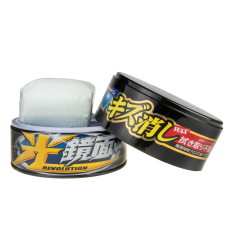 Твердий віск SOFT99 Scratch Clear Wax Mirror Finish Black Для маскування подряпин і блиску темних автомобілів