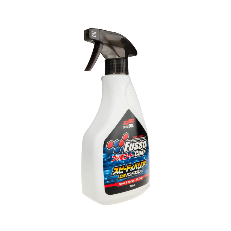 Спрей SOFT99 Fusso Coat Speed & Barrier Hand Spray Для оновлення блиску та гідрофобних властивостей Спрей SOFT99 Fusso Coat Speed & Barrier Hand Spray Для оновлення блиску та гідрофобних властивостей