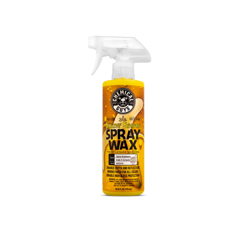 Спрей Chemical Guys Blazin“ Banana Natural Carnauba Spray Wax Для глибокого блиску Спрей Chemical Guys Blazin“ Banana Natural Carnauba Spray Wax Для глибокого блиску