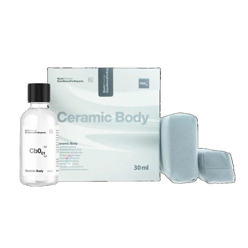Кварцове покриття Koch-Chemie Ceramic Body Cb0.01 Kit Для довгострокового захисту поверхонь Кварцове покриття Koch-Chemie Ceramic Body Cb0.01 Kit Для довгострокового захисту поверхонь