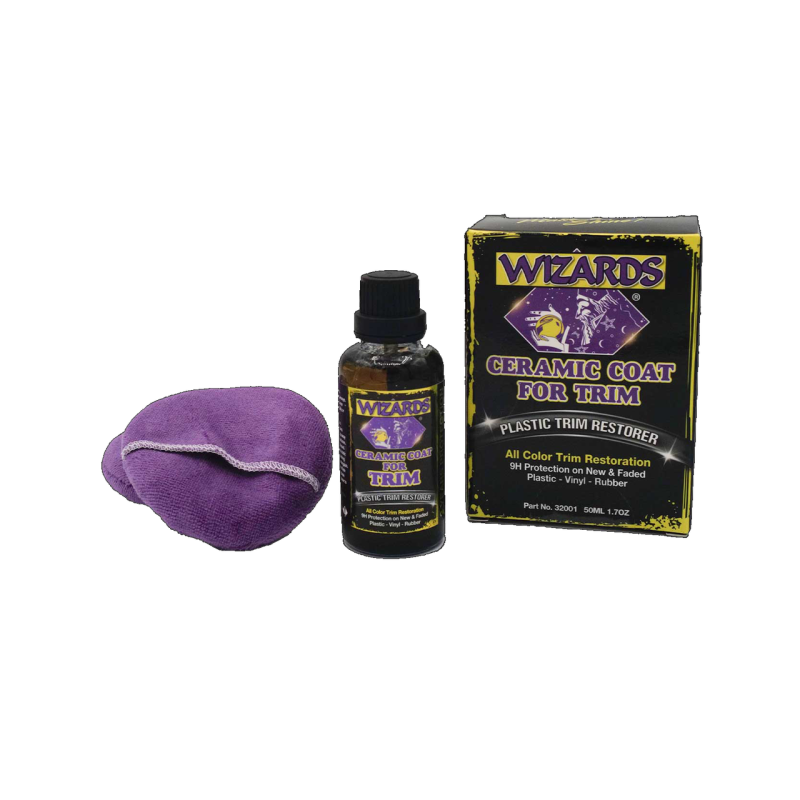 Кварцове покриття WIZARDS Ceramic Coat for Trim Для захисту та відновлення кольору пластику, вінілу та гуми Кварцове покриття WIZARDS Ceramic Coat for Trim Для захисту та відновлення кольору пластику, вінілу та гуми