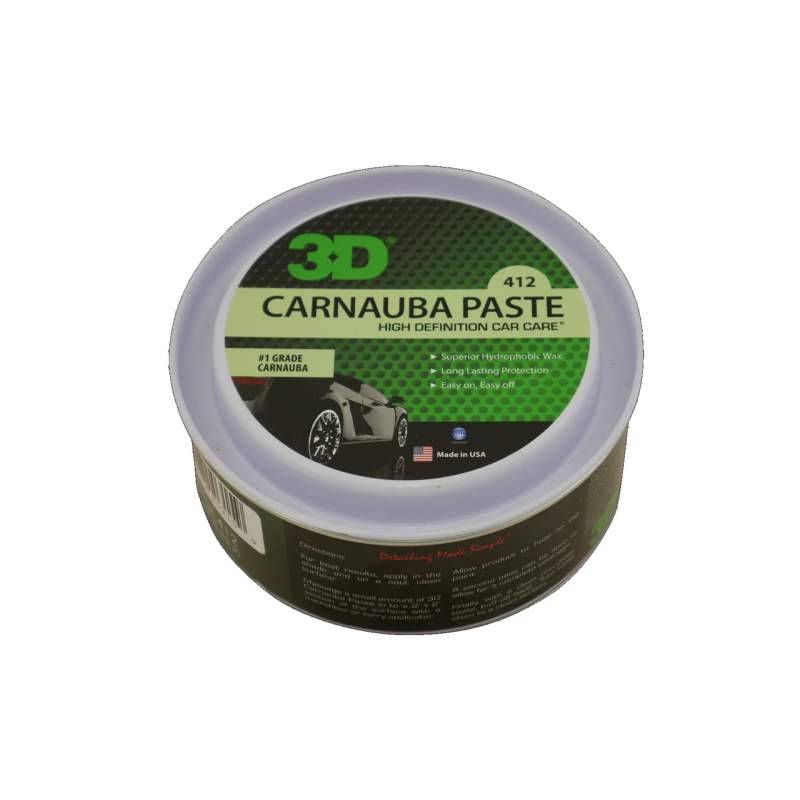Твердий віск 3D Carnauba Paste Wax Для гідрофоба та глянсового блиску