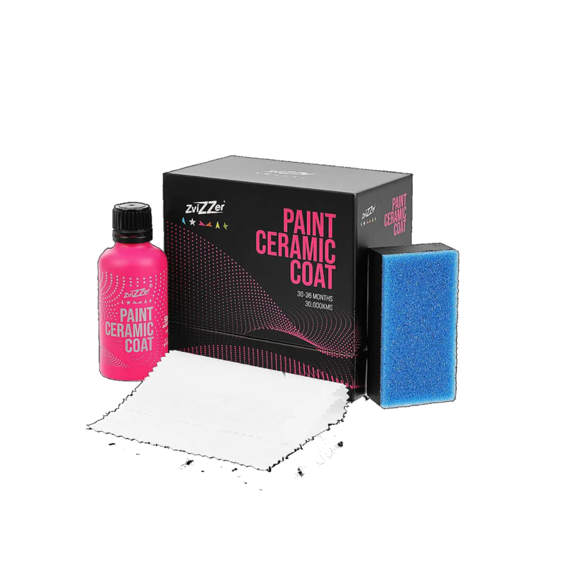 Кварц-полімерне покриття ZviZZer Paint Ceramic Coat Kit Для глянсового блиску та гідрофобних властивостей