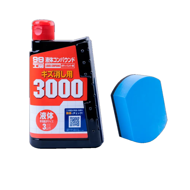 Абразивна поліроль SOFT99 Super Liquid Compound #3000 Для ручного полірування Абразивна поліроль SOFT99 Super Liquid Compound #3000 Для ручного полірування