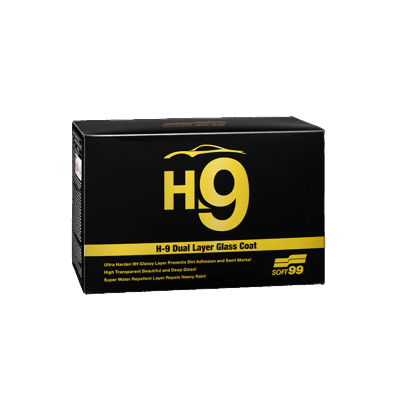 Кварцове покриття SOFT99 H-9 Dual Layer Glass Coat Для насиченого глянсового блиску та тривалого терміну експлуатації Кварцове покриття SOFT99 H-9 Dual Layer Glass Coat Для насиченого глянсового блиску та тривалого терміну експлуатації