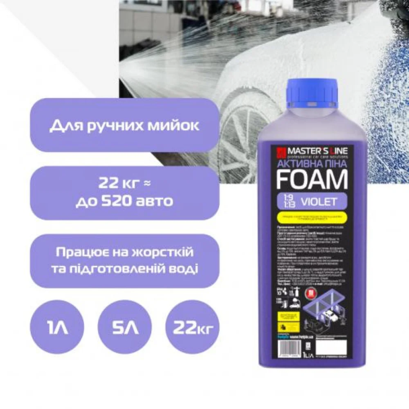Активна піна Master’s Line “Violet“ 1:9 1 л