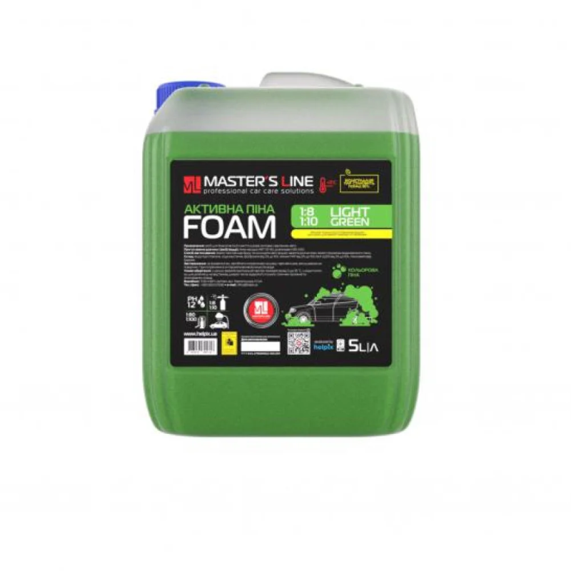 Активна піна Master’s Line зелена “Light Green“ 1:8 5 л