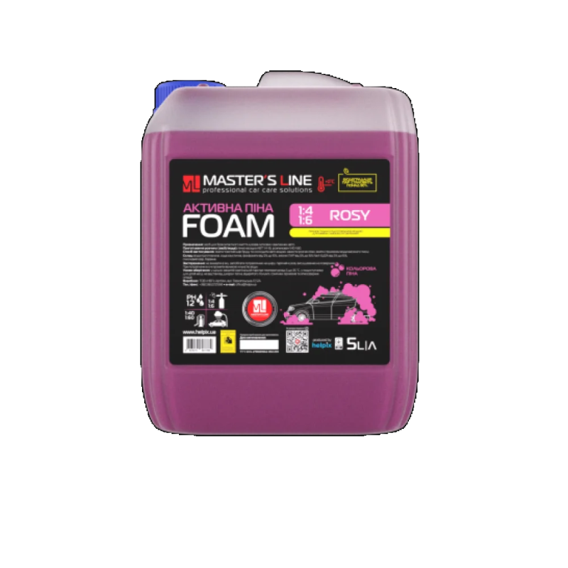 Активна піна Master’s Line “Rosy“ 1:6 5 л