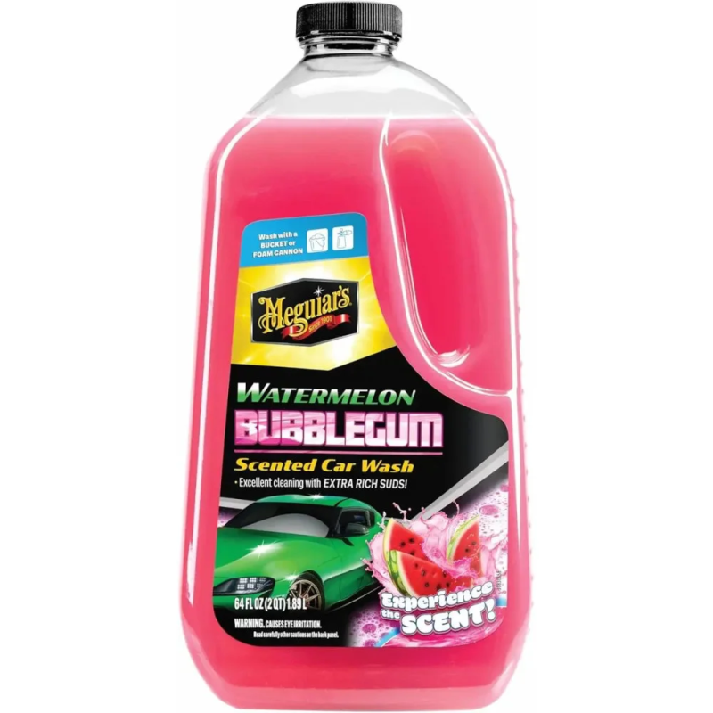 Автошампунь з ароматом жуйки “Кавун“ - Meguair`s Watermelon Bubblegum Wash 1,89 л