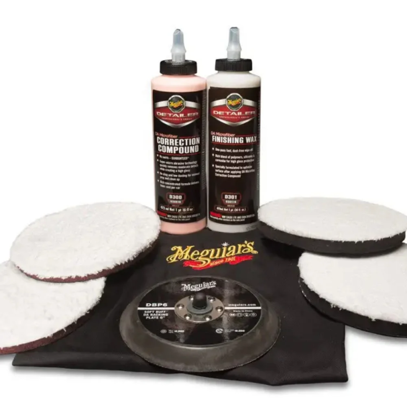 Набір для корекційного полірування - Meguiar“s DA Microfiber Correction System 5“ Starter Kit Набір для корекційного полірування - Meguiar“s DA Microfiber Correction System 5“ Starter Kit