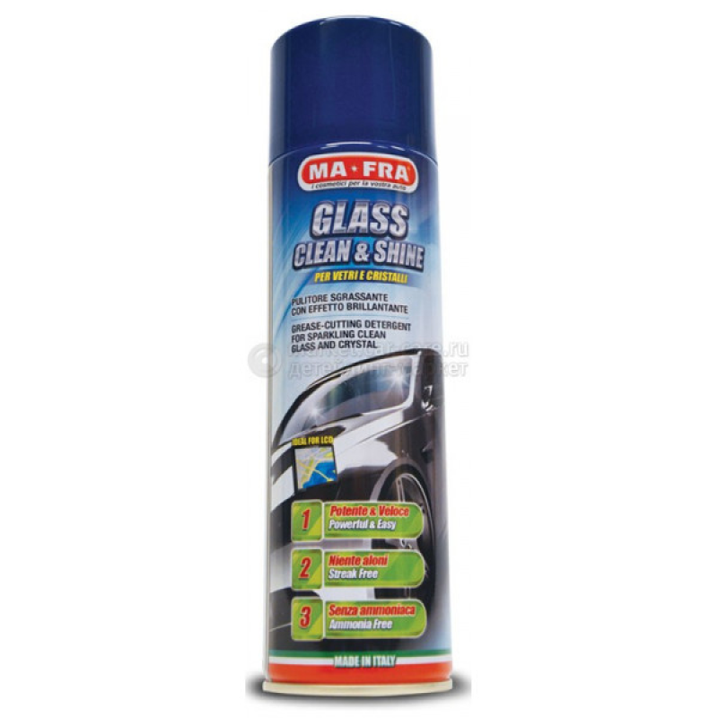 ОЧИСНИК СКЛА GLASS CLEAN e SHINE SPRAY 500 ML