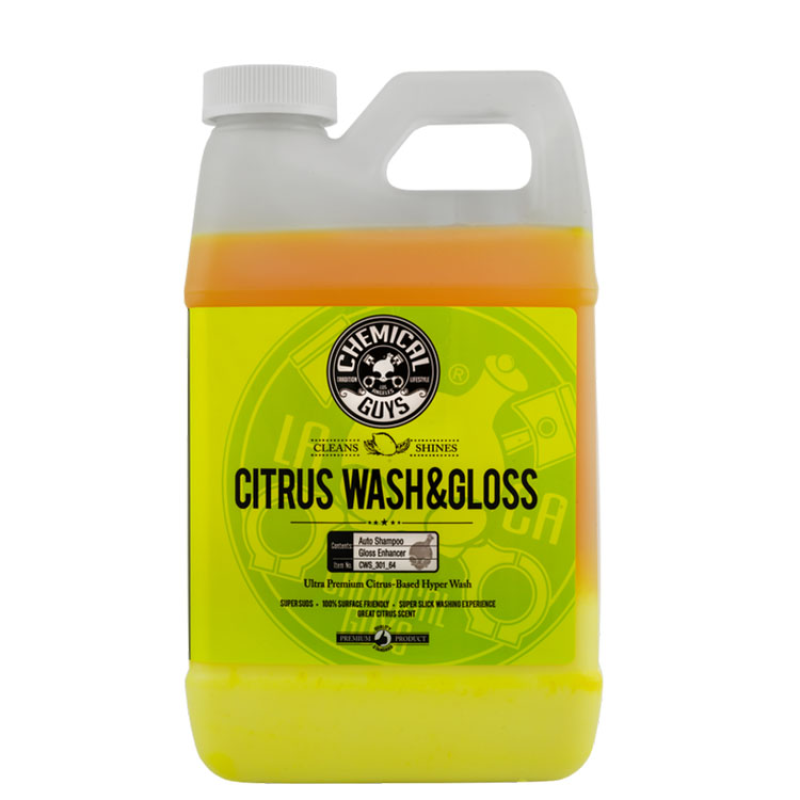 Шампунь для миття авто — Chemical Guys Citrus Wash and Gloss 1,89л. Шампунь для миття авто — Chemical Guys Citrus Wash and Gloss 1,89л.