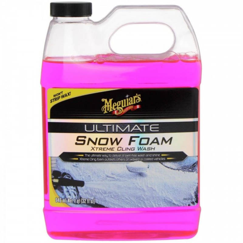 Автомобільний шампунь, сніжна піна — Meguiar`s Ultimate Snow Foam Extreme Cling Wash 946 мл.