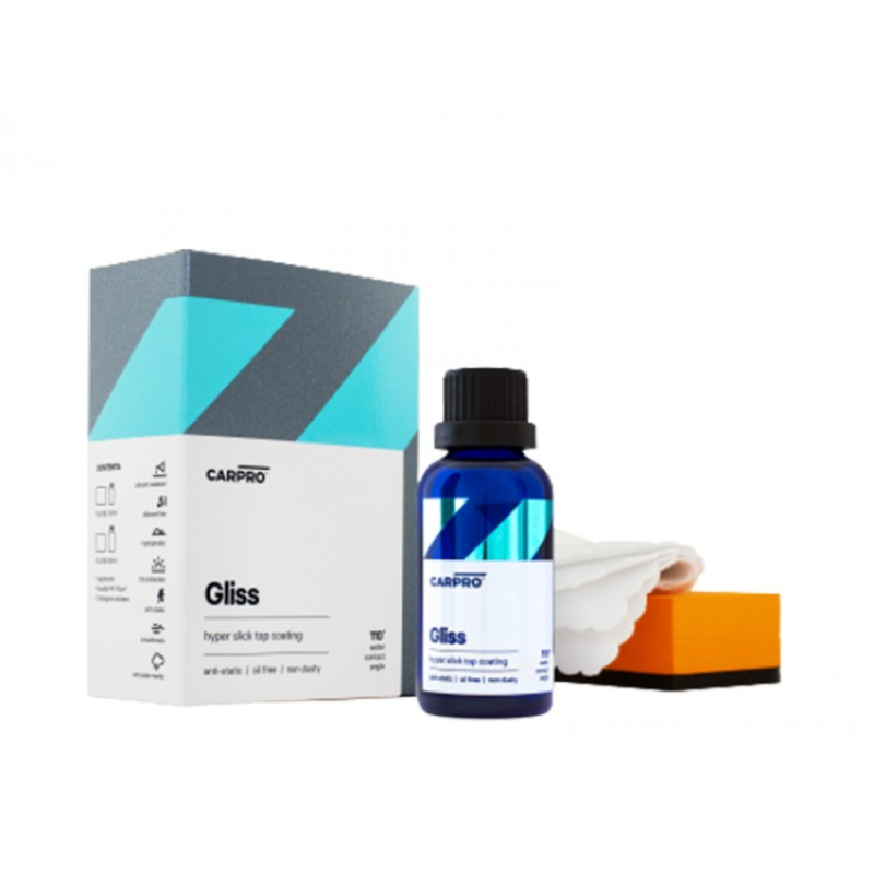Полімерне покриття для авто — CarPro Gliss v2 30 мл.