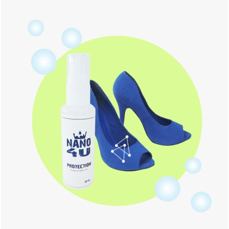 Захисний спрей Nano4U Protection FABRIC для замші, текстилю, нубуку