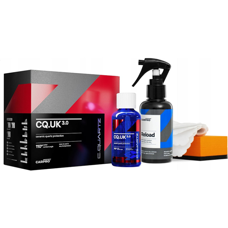 Кварцове покриття для ЛКП — CarPro CQuartz UK 3.0 Kit 30 мл.