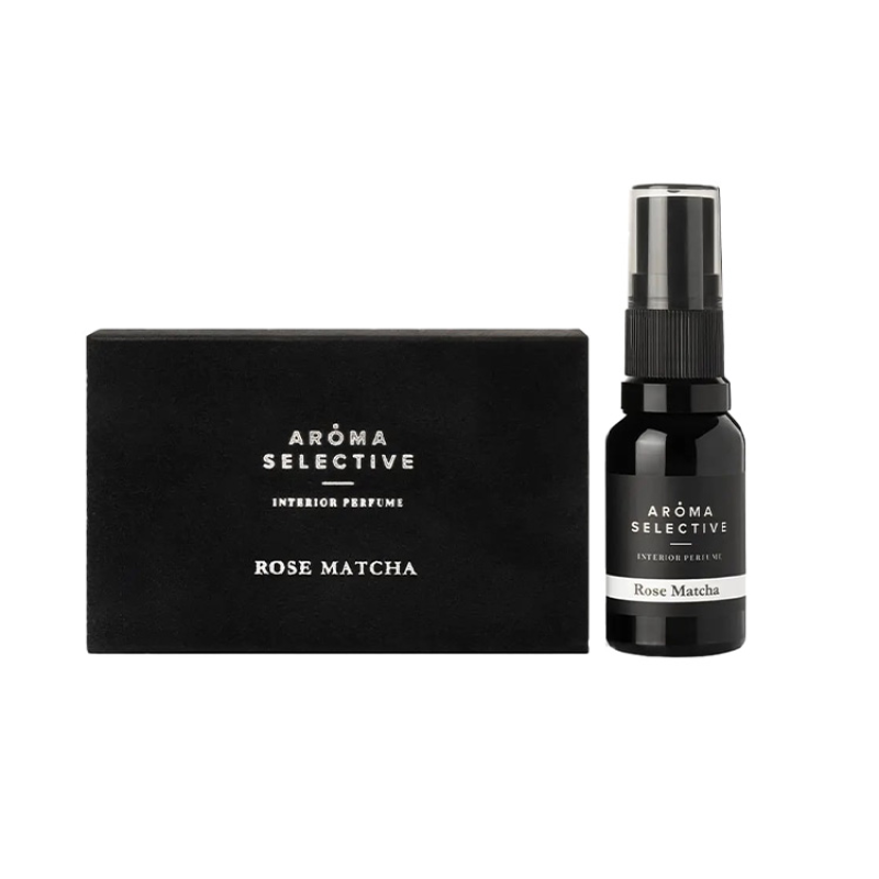 Набір із преміумсаше та рум-спрею — Aroma Selective Rose Matcha з квітковим ароматом