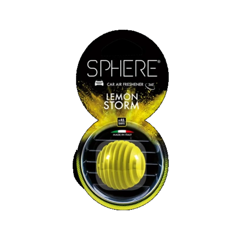 Гумовий ароматизатор із запахом лимона Little Joe“s Sphere Lemon Storm Гумовий ароматизатор із запахом лимона Little Joe“s Sphere Lemon Storm